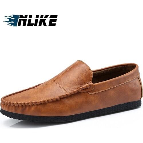 Men Loafers High Quality Leather Shoes Men Flats Driving Shoes Mens Shoes Casual