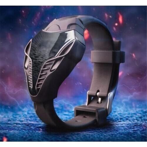 2018 New LED digital watch unique design silicone hand ring wristwatch For boy girl student sports watches relogio masculino