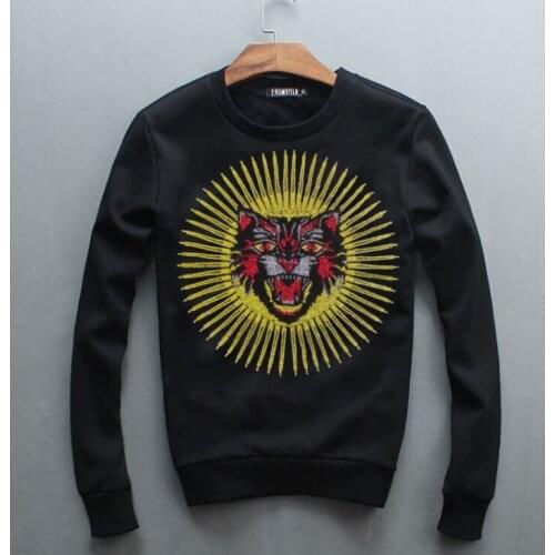 2021 New hoodies Diamonds Tops For Men Fashion Sweatshirt boys Pullover