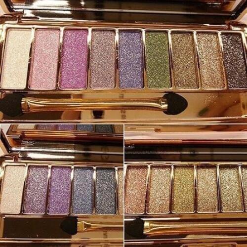 Fashion eyeshadow palette 9 colors matte eyeshadow palette glitter eye shadow makeup nude makeup set Cosmetics