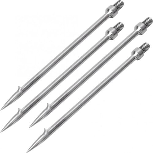 Fish Fork Fishing Tackle Single Prong Fishing Harpoon Stainless Steel Fishing Spear Diving Spear Head Sharp Barbed Hook