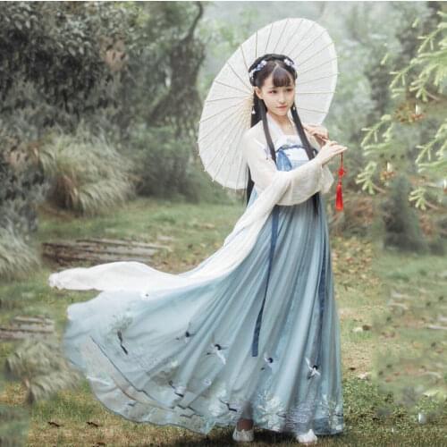 Fairy Cosplay Hanfu Ancient Chinese Costume Dynasty Tang Suit Folk Dress for Women Princess Festival Outfits Dance Costume