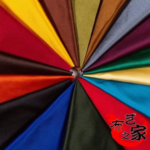 50cm * 75cm / Piece, Flat Pure Color Silk Blended Cloth, Dress, Table Flag, Curtain, Pillow, Doll Fabric, DIY Handmade Material