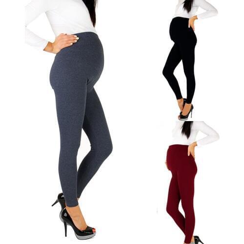 Thin Soft Cotton Pants High Waist Clothes 2019 Hot Sale Adjustable Big Size Leggings New Maternity Pant Leggings Pregnant Women