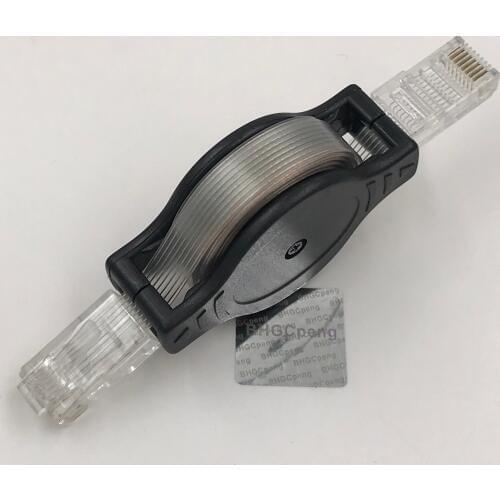 Retractable Flat Network Cable Internet Ethernet Cable RJ45 Standard Cable High Quality 1.5m