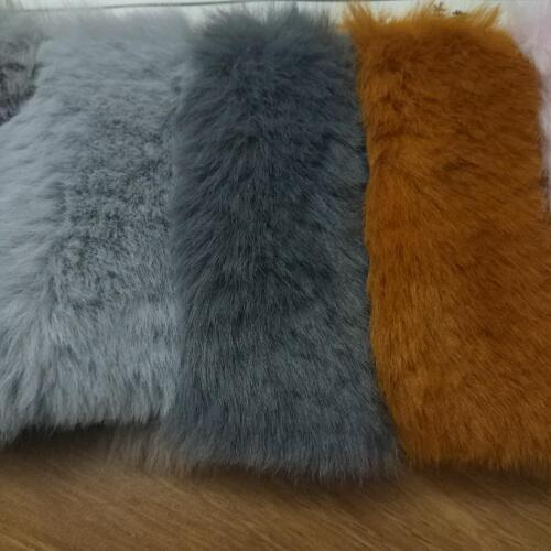 High grade plush Faux fur fabric 80cm*160cm Artificial Rabbit Fur 20MM Hight Faux rabbit Fabric DIY Home Decor Sewing