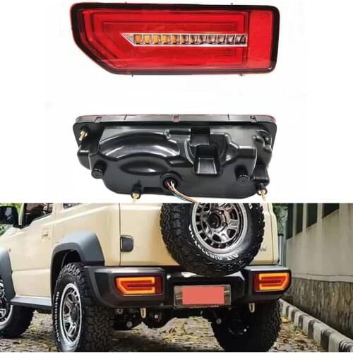 Fit for Suzuki JIMNY jimny 2019 2020 Car Flashing 1 Pair LED Tail Lamp Taillight Rear Lamp Parking Brake light Flow Turn Signal