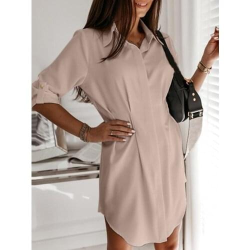 ZANZEA Fashionable Shirt Dresses