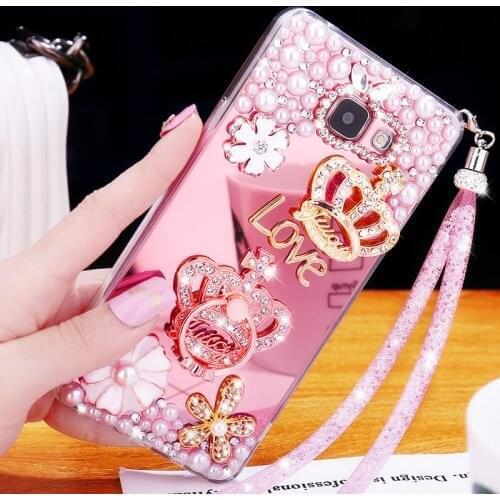 Laser Diamond Mirror Case For Huawei Y5P Y6P Y7P Y6S 2020 Honor 9A 9S 9X 8A 8S 20S 10i 20 Lite P30 P40 Lite E Pro PSmart Z Funda