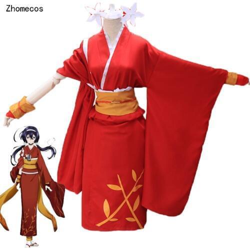 Zhomecos Anime Bungo Stray Dogs Cosplay Costume Kyoka Izumi Kimono Costumes Cosplay For Woman Girl Party Cosplay
