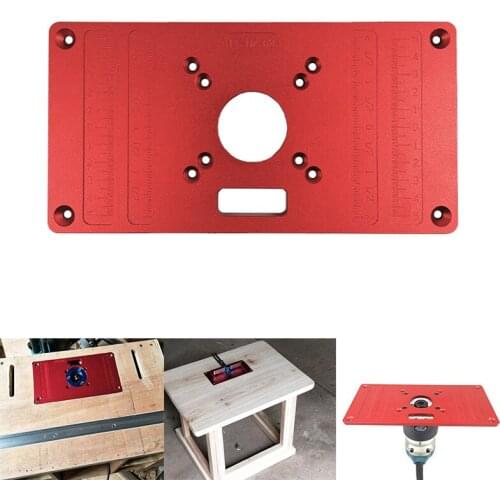 Aluminum Router Table Insert Table Plate For Woodworking Benches Router Table Plate For RT0700C universal