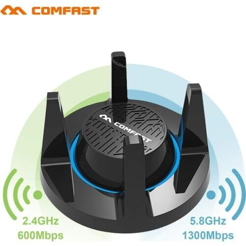 Comfast AC1900 Wirless Gigabit E-Sport Netzwerk Karte WiFi Adapter USB 3,0 1900Mbps Dual Band 2,4G/5,8G 4x3dBi Antennen