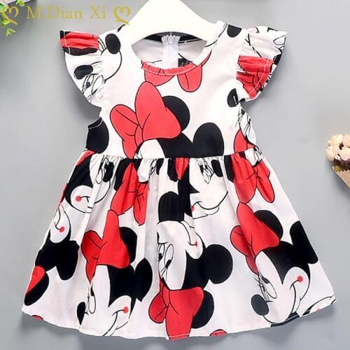 Baby Clothing Baby Girls Dresses Summer New Baby Girl Female Cotton Dress Baby Cotton Floral Princess Tutu Dresses