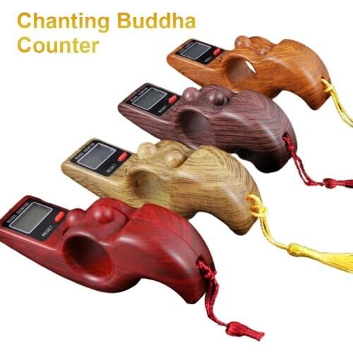 ABS Portable Mini Tassel Buddha Beads Manual Counter Handheld Electronic Digital Display ABS Battery Powered Pedometers
