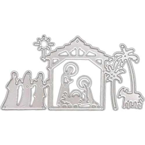 Cutting Dies Stencil Template Scrapbooking Embossing Machine Embossing Stencil Stencils, For Sizzix Big Shot / Cuttlebug / And O