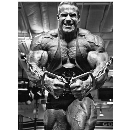 Bodybuilder Art Film Print Silk Poster Home Wall Decor 24x36inch