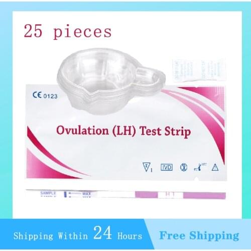Ovulation Test 50pcs Fertility For Woman Ovulation Pills Rapid Test Paper Stick Over 99% Accuracy Urine Predictor Fertility