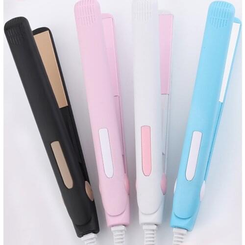Fashion Curling Iron Mini Hair Straightener Iron Ceramics Flat Iron Beard Straightener Curl Modelling Tools