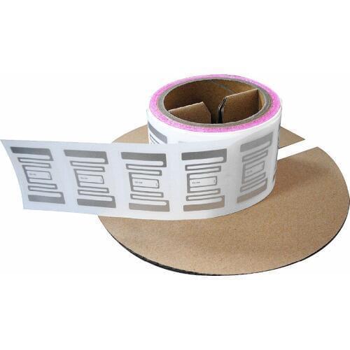 Uhf rfid wet inlay impinj Monza R6 chip clear PET sticker Pack of 100 pcs