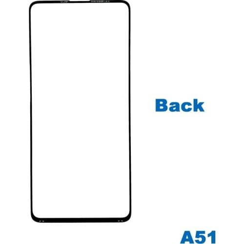 5pcs/lot For A51 LCD Screen Original Front Glass Lens Repair Parts Touch screen Outer glass Panel Replacement