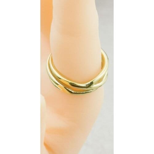 Girl Ring Hot Sell Classic Style Gold Color Luxury Women Fashion Stainless Steel Roxi Jewelry