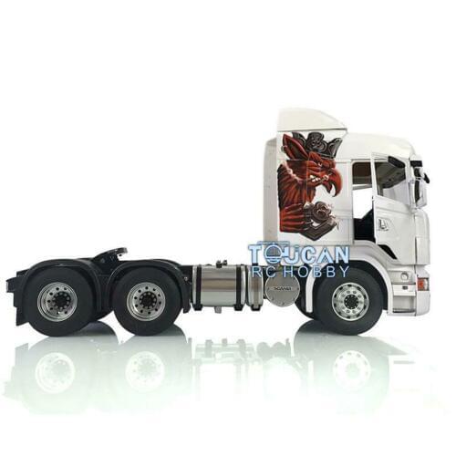 1/14 LESU 6*6 Axles R730 Metal Chassis For Scania Hercules Gripen RC Tractor Truck THZH0940-SMT2