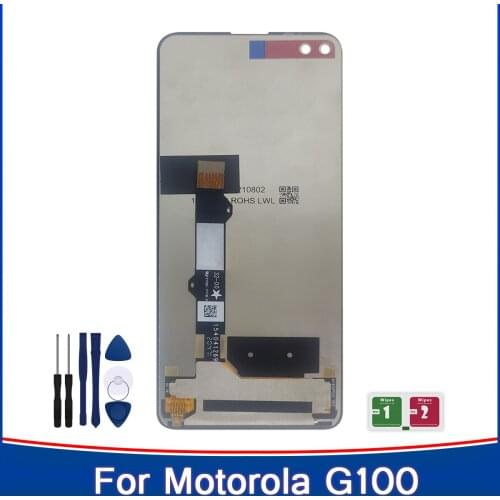 100%Test 6.7" For Motorola MOTO G100 LCD Display + Touch Screen Digitizer Assembly Replacement For Moto G100 LCD +Tools