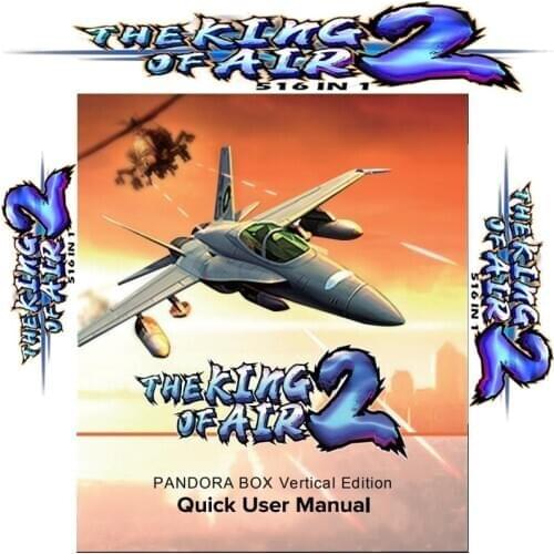 2021 Original The King Of Air 2 Arcade version 516 in 1 Jamma board Pandora Box Series HDMI VGA Vertical and Upright Screen Game