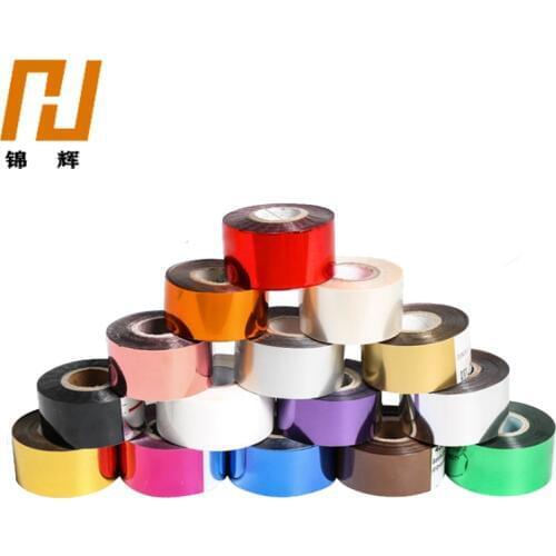 7CM 120meter/Rolls Gold Silver Hot Foil Stamping Paper Craft Paper 12colors branding iron hot Heat press machine