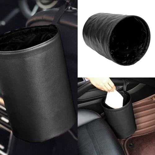 Car Storage Trash Bin Folding Waterproof Car Organizer For Waste Organizer Holder Garbage Can Busket Interior Rubbish Container