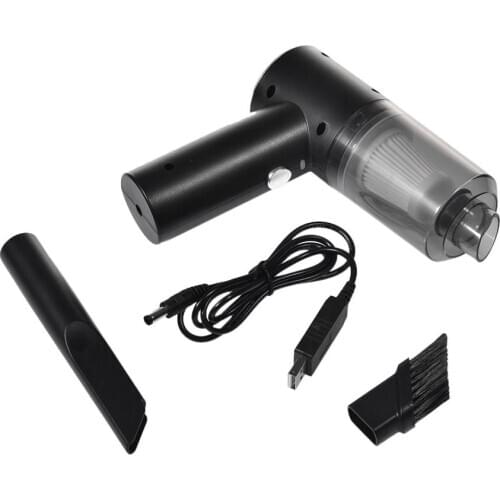120W Car Mini Vacuum Cleaner Small Hand-held Vacuum USB Rechargeable Easy to Clean Desktop Keyboard Drawer Car Interior Dust