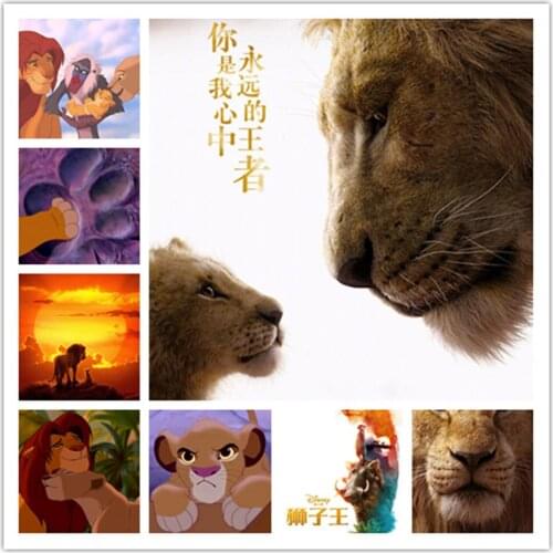 Disney Classic Cartoon Lion King Simba Diamond Painting Rhinestone Embroidery Cross Stitch Kit Painting Mosaic Art Decoration