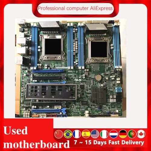 For ASUS Z9PE-D8 Used original For Intel C602 Server motherboard Socket LGA 2011 DDR3 X79 X79M Motherboard