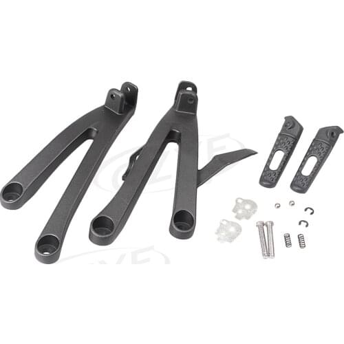 For Honda CBR600RR CBR 600 RR Passenger Rear Footpegs Foot Pegs Footrest Brackets 2007 2008 2009 2010 2011 Aluminum Alloy