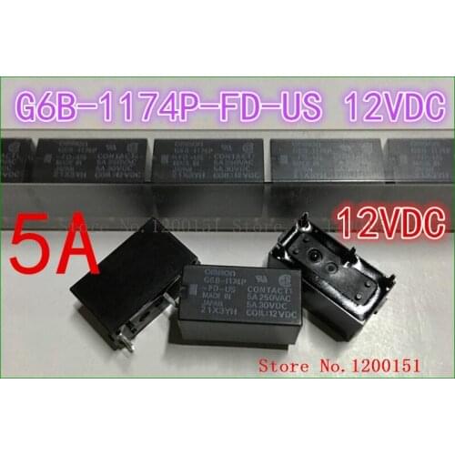 G6B-1174P-FD-US-12VDC 4 5A