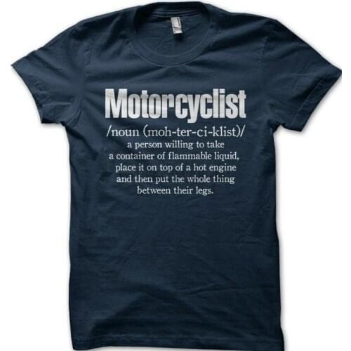 Aprilia RSV4 racing motorcyclist biker navy cotton t-shirt FN01187