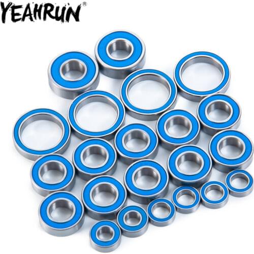 YEAHRUN 22PCS Ball Bearing Kit for 1/8 Arrma 6S, Kraton 6s, Typhon 6s, Senton 6s & Outcast 6s BLX RC Crawler Car Bearing Parts