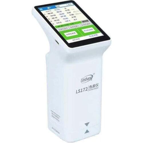 LS172 smart touch screen colorimeter color analyzer is used for color measurement of coating ceramic plastic coatings