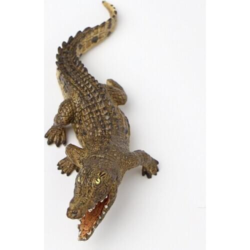 Simulation Crocodile Model Action Figure Toys Wild Animals Static Solid Models Kid Gifts