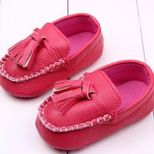 Leather Shoes Baby Girl Leather Baby Moccasins Boys Cloth Leather Babies Moccasins Anti-slip Loafers First Walkers T0071