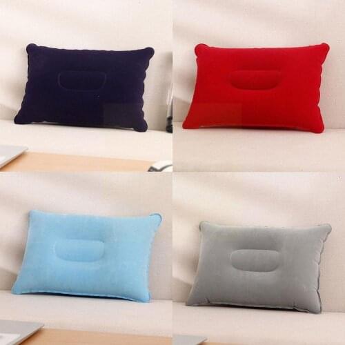 22*34CM PVC Outdoor Inflatable Pillow Square Pillow Pillow Outdoor Pillow Travel Pillow Travel Decoration Inflatable Home K4L6
