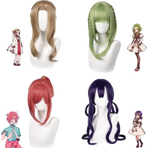 Anime Nanamine Sakura Akane Kwai Wig Cosplay Costume Toilet-bound Hanako-kun Heat Resistant Synthetic Hair Women Wigs C42K125