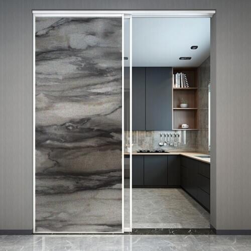 Custom Size Glass Film Electrostatic Private Decorative Drop-Shipping Foil For Kitchen Bathroom Living Room Marble pattern