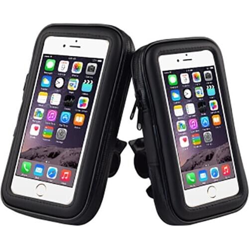 Bicycle Motorcycle Phone Holder Waterproof Bike Phone Case Bag Scooter Phone Case Bike Waterproof Bag Cell Phone Case GPS Holder
