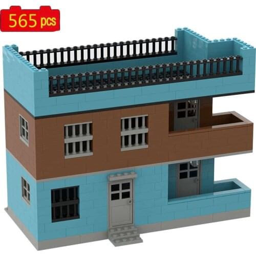 WW2 Military Series World War II Army Building Training Base Soldier Simulation Field MOC Model Building Blocks Toys Gifts