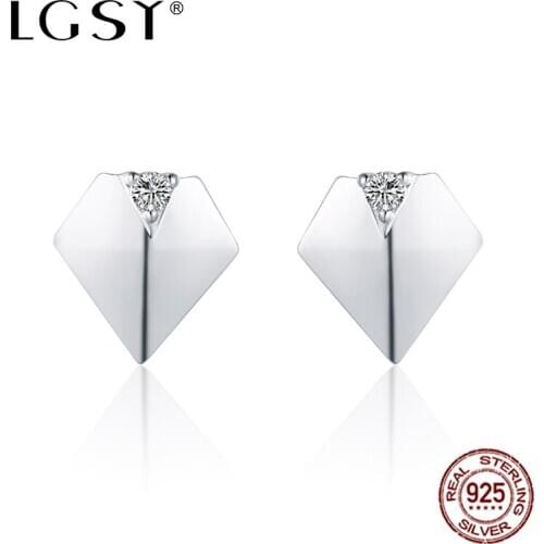 LGSY 100% 925 Sterling Silver Earrings Popular Earrings Fashion Jewelry Dangler Party Wedding Earring Silverware Dangler DE007