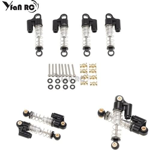 1 set Metal Shock Absorber Damper Upgrade Parts for Axial SCX24 90081 AXI90081 AXI00001 AXI00002 1/24 RC Crawler Car Accessories