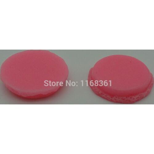 1pcs/lot flat back pink color Macaroon bread 24mm Cabochons Jewelry Mobile Phone Hairpin Headwear DIY Accessories B203-8