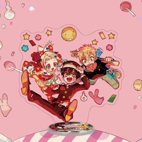 15cm Anime Jibaku Shounen Hanako Kun Figures Desk Plate Models Acrylic Stand Model Toys Action Figures Decortion Gifts