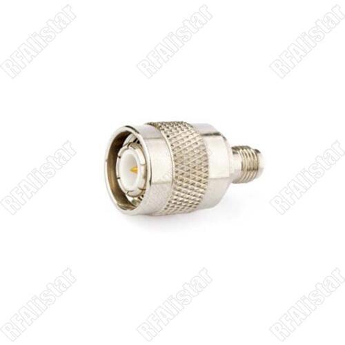 2 Pieces SMA Female to TNC Male Plug Straight RF Coaxial Adapter Connector For Wireless